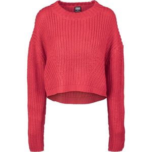 Urban Classics Ladies Wide Oversize Sweater Dívcí mikina červená
