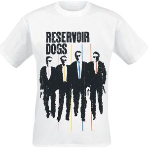 Reservoir Dogs Pink, Yellow, Blue, Orange tricko bílá