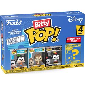 Mickey & Minnie Mouse Goofy, Chip, Minnie + Mystery Figur (Bitty Pop! 4 Pack) Vinyl Figuren Sberatelská postava standard