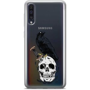 Finoo Knifed Skull Raven - Samsung kryt na mobilní telefon vícebarevný