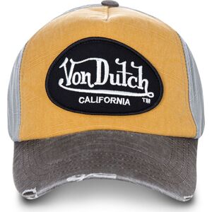 Von Dutch Pánská, baseballová čepice VON DUTCH Baseballová kšiltovka šedá/žlutá