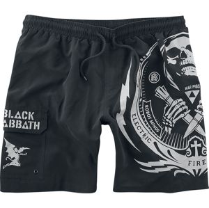 Black Sabbath EMP Signature Collection pánské plavky cerná/šedá