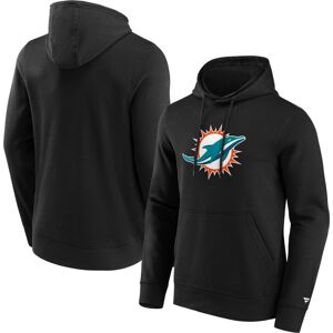 Fanatics Miami Dolphins Logo Mikina s kapucí černá