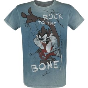 Looney Tunes Taz - Rock To The Bone! Tričko modrá