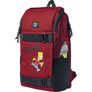 Vans The Simpsons - Obstacle Skatepack - El Barto Batoh cervená/cerná