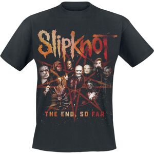 Slipknot The End, So Far Group Star Tričko černá