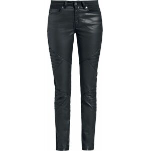 Black Premium by EMP Kalhoty s koženým vzhledem Dámské kalhoty černá