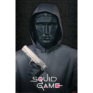 Squid Game Mask Man plakát vícebarevný