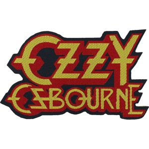 Ozzy Osbourne Logo Cut Out nášivka cervená/oranžová