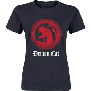 Tierisch Demon Cat Dámské tričko černá