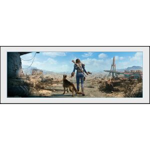 Fallout Sole Survivor Female Zarámovaný obraz vícebarevný