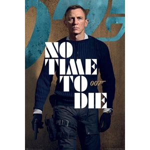 James Bond No Time To Die - James Stance plakát vícebarevný