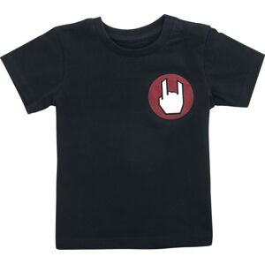 EMP Basic Collection Dětské tričko s logem rock hand detské tricko černá