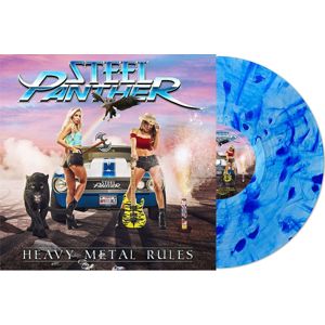 Steel Panther Heavy Metal rules LP modrá