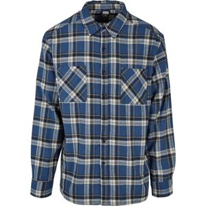 Urban Classics Kostkovaná košile Lake Košile modrá/béžová