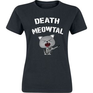 Death Meowtal Dámské tričko černá