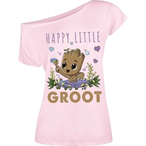 Strážci galaxie Happy Little Groot Dámské tričko světle růžová