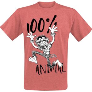 The Muppets Animal - 100% tricko směs červené