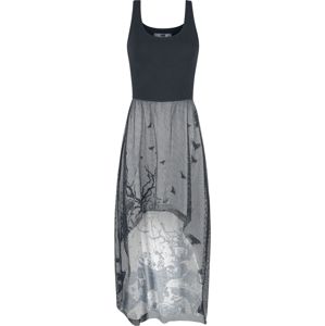 Black Premium by EMP To Make A Long Story Short šaty šedá/cerná