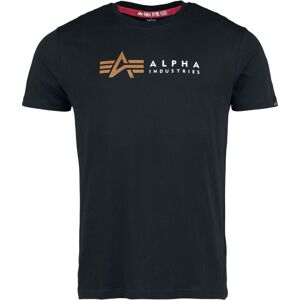 Alpha Industries Alpha Label T-Shirt Tričko černá