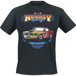 Gas Monkey Garage Driving, 80's Style Tričko černá