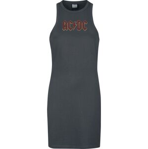 AC/DC Amplified Collection - Logo Šaty charcoal