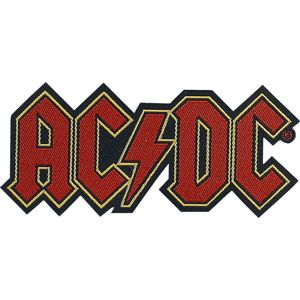 AC/DC Logo Cut-Out nášivka cervená/cerná
