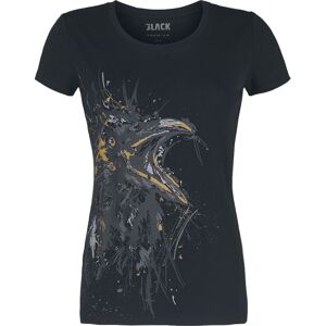 Black Premium by EMP Girl-Shirt mit Sketch Art Raben Dámské tričko černá