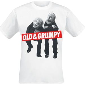 The Muppets Old & Grumpy tricko bílá