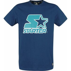 Starter Contrast Logo Jersey Tričko modrá