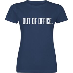 Sprüche Out Of Office Dámské tričko modrá