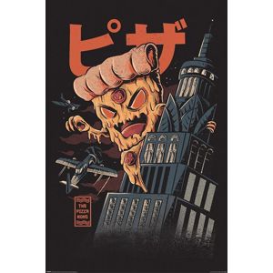 Ilustrata Pizza Kong plakát vícebarevný