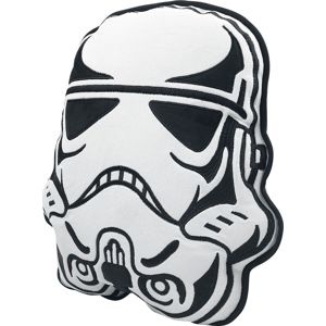 Star Wars Storm Trooper dekorace polštár cerná/bílá