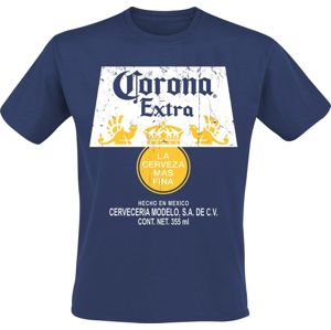 Corona Extra Logo tricko námořnická modrá