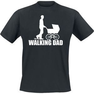 Family & Friends The Walking Dad Tričko černá