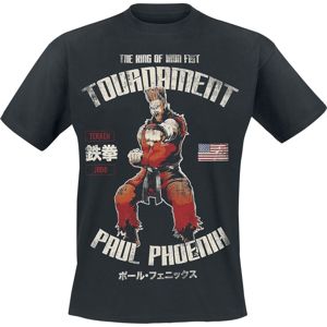 Tekken Paul Phoenix tricko černá
