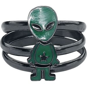Blackheart Alien prsten vícebarevný