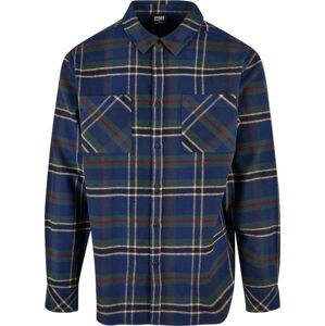Urban Classics Checked Mountain Shirt Košile tmavě modrá