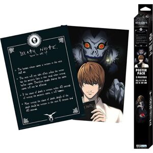 Death Note Sada 2 plakátů s Chibi designem Light and Death Note plakát standard