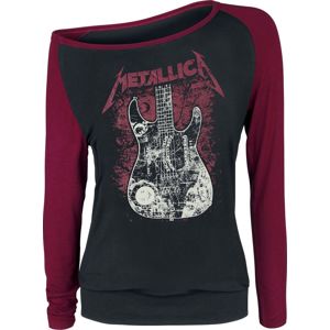 Metallica EMP Signature Collection Dámské tričko s dlouhými rukávy cerná/bordová