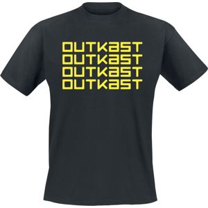 OutKast Logo Repeat tricko černá