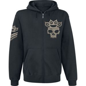 Five Finger Death Punch Armour Mikina s kapucí na zip černá
