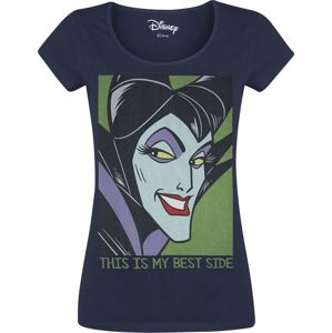 Disney Villains Maleficent - This is my best side dívcí tricko námořnická modrá