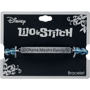 Lilo & Stitch Ohana Means Family náramek modrá