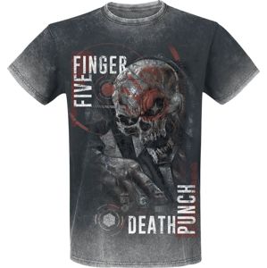 Five Finger Death Punch And Justice For None Tričko černá/použitý vzhled