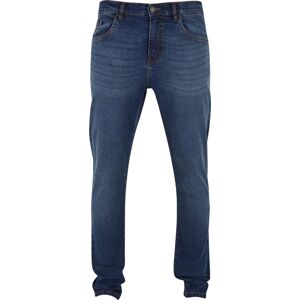 Urban Classics Heavy Ounce Slim Fit Jeans Džíny tmavě modrá