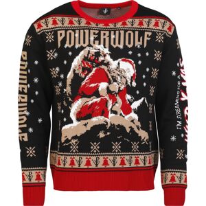 Powerwolf Holiday Sweater 2023 Pletený svetr vícebarevný