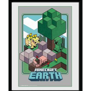 Minecraft Earth - Vintage Zarámovaný obraz standard