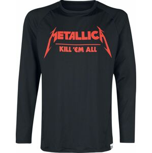 Metallica Kill 'Em All Tričko s dlouhým rukávem černá