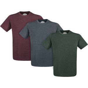 Dickies Balení 3 ks triček Hastings sada tricek černá/zelená/rudá